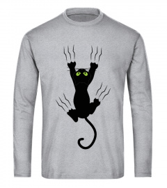 Cat-graving-with-claws Cat Lover Tshirt.