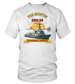 USS Mustin (DDG 89) T-shirt