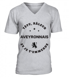 T-shirt têtu, râleur - Aveyronnais