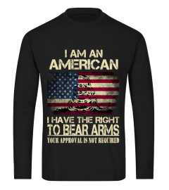 American - I have the right to bear arms