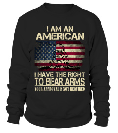 American - I have the right to bear arms