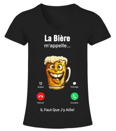 La bière m’appelle ! humour biere homme T-Shirt