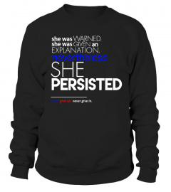 Nevertheless She Persisted Full Quote
