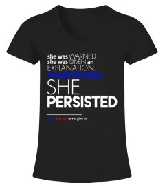 Nevertheless She Persisted Full Quote