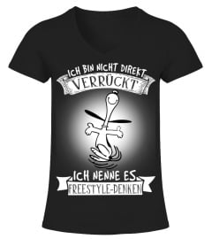 ICH BIN NICHT DIREKT VERRUCKT ICH NENNE ES PREESTYLE-DENKEN -SNOOPY