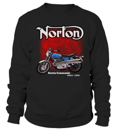 NORTON COMMANDO  750 BLUE COLOR T-SHIRT