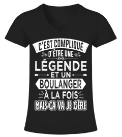 Drôle Cadeau Humour Anniversaire pour Légende et boulanger T-Shirt