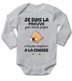 Je suis la preuve que mon papa n'est pas toujours a la chasse