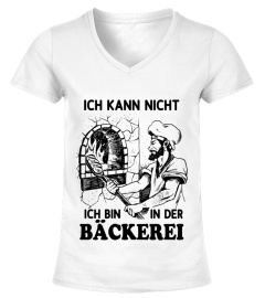 Bäcker Ich kann nicht, ich bin in der Bäckerei-Konditorei