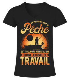 Pêche-un mauvais jour de pêche - pêcheur homme - pêcheur humour T-Shirt