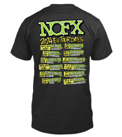 2-Sided NOFX tour 2024 Shirt