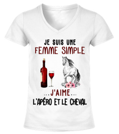 Femme Simple - Cheval