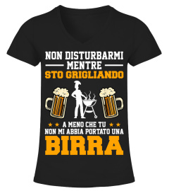 Divertente Barbecue Dalla Griglia BBQ Grigliata E Birra Maglietta