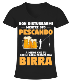 Divertente Idea Regalo Di Pesca Per Un Amante Della Birra Maglietta