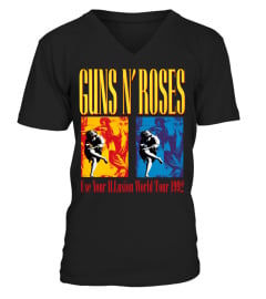 2 Sides OFFICIAL GUNS N ROSES USE YOUR ILLUSION WORLD TOUR BK