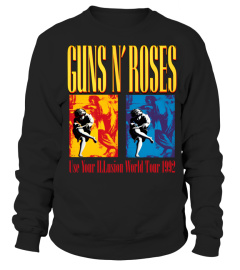 2 Sides OFFICIAL GUNS N ROSES USE YOUR ILLUSION WORLD TOUR BK