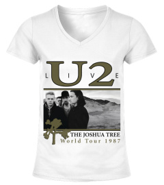 2 SIDE - Vintage U2 Rock Band Live The Joshua Tree World Tour 1987 BK