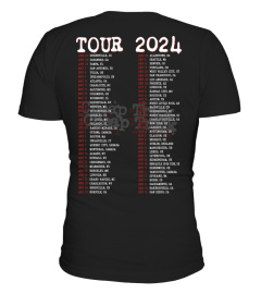 2 Side - Customize Name - Cheap Trick Tour 2024 Shirts BK