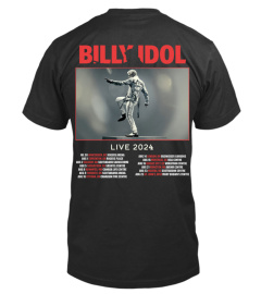 2-Sided Billy Idol Live 2024 Shirt