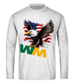 Waste Management Eagle American Flag