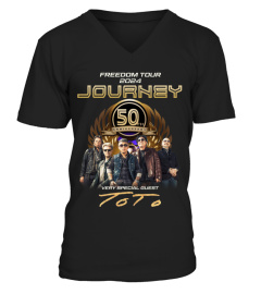 2 Side - Journey 2024 Freedom Tour 50th Anniversary Concert T-Shirt