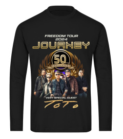 2 Side - Journey 2024 Freedom Tour 50th Anniversary Concert T-Shirt