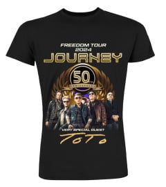 2 Side - Journey 2024 Freedom Tour 50th Anniversary Concert T-Shirt