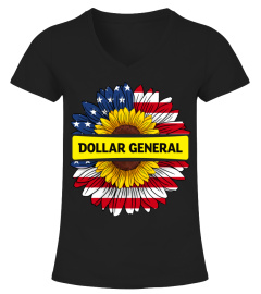 Dollar General American Flag Sunflower