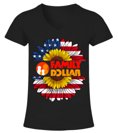 Family Dollar American Flag Sunflower