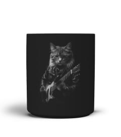 guitar-cat playing