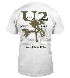 U2  - The Joshua Tree World Tour 1987