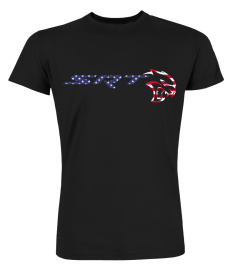 BK. Dodge SRT Hellcat Stars and Stripes T-Shirt-