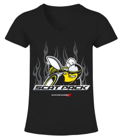 BK. Dodge Scat Pack Flames T-Shirt-