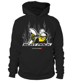 BK. Dodge Scat Pack Flames T-Shirt-