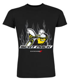 BK. Dodge Scat Pack Flames T-Shirt-