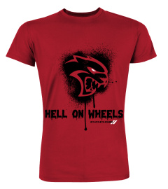 RD. Dodge Hellcat Hell on Wheels Long Sleeve T-Shirt-