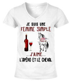 FEMME SIMPLE - cheval