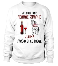 FEMME SIMPLE - cheval