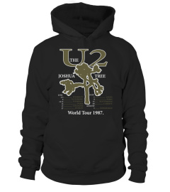 Vintage U2 Rock Band Live The Joshua Tree World Tour 1987 BK Back