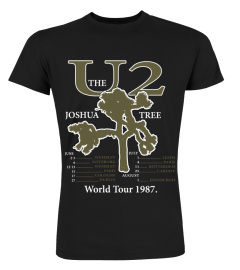 Vintage U2 Rock Band Live The Joshua Tree World Tour 1987 BK Back