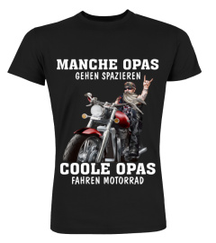 Coole opas fahren motorrad