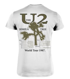 Vintage U2 Rock Band Live The Joshua Tree World Tour 1987 BK