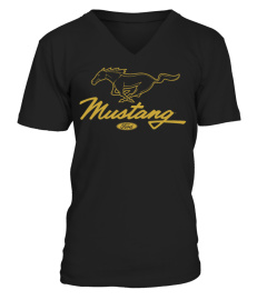 BK Ford Mustang Pony Script Logo