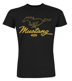 BK Ford Mustang Pony Script Logo