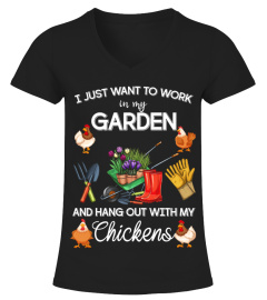I just want to work in my garden and hang out with my chickens