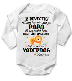 IK BEVESTIG! MAM HOUDT VAN JE PAPA