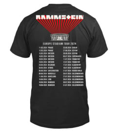 2-Sided Rammstein Band Tour Shirt