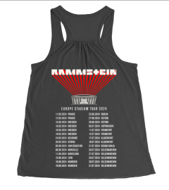 2-Sided Rammstein Band Tour Shirt