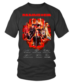 2-Sided Rammstein Band Tour Shirt