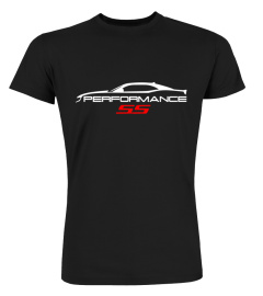 CAMARO SS T-Shirt Car Silhouette 5th Generation rs BK